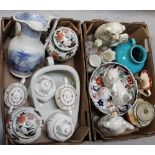 A quantity of ceramics to include Masons 'Ivory' dinnerware, large plates, small plates,