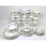 A Wedgwood 'Angela' six-setting dinner service with eight-setting coffee service, also cruet,