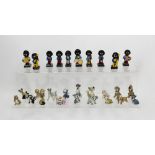 Ten Robertson's 'Golly Band' figures,