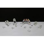A collection of boxed Swarovski crystal birds to include owls, chickens etc (7).