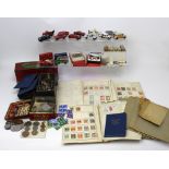 A small quantity of diecast toy vehicles, mainly Matchbox examples,