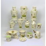 A collection of boxed Aynsley 'Edwardian Kitchen Garden' ceramics to include two milk jugs,