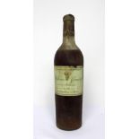 A bottle of Château Climens 1957.