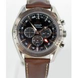 OMEGA; a gentleman's Speedmaster Co-Axial chronometer wristwatch, with stainless steel case,