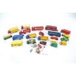 A quantity of loose Dinky toys model commercial and service vehicles to include Big Bedford,