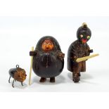 Two Japanese Meiji/early Showa period Kobe wooden toys,