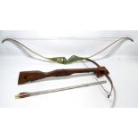 A Bear 'Kodiak Hunter' fibreglass re-curve bow,