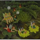 BERYL COOK (1926-2008); a signed limited edition print, 'Fairies and Pixies',
