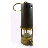 A circa 1885 Clanny style miner's safety lamp by The Deflector Safety Lamp Co Ltd (Richard Johnson,