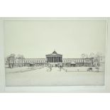 ANDREW WATSON TURNBULL (1874-1957); etching, London landmark with central neoclassical facade,