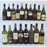 A mixed lot of wine to include a bottle of Wolf Blass President's Selection Cabernet Sauvignon 2000,