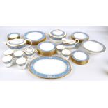 A Noritake 'Grand Terrace' six setting dinner service, comprising dinner plates, salad plates,