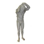 ROSSOUW VAN DER WALT; a limited edition reconstituted marble sculpture 'The Day Before he Came',