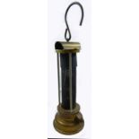 A circa 1970 E. Thomas & Williams Davy miner's safety lamp, height 23.5cm.