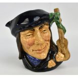 A Royal Doulton D6558 Scaramouche character jug, designed by Max Henk, issued 1962-67, height 17.