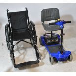 A Pro-Rider Elite mobility scooter and Soma black wheelchair (2).