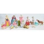 Six Royal Doulton figurines including HN 1948 'Lady Charmian' and HN 1928 'Marguerite',