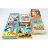 A quantity of Beano and Dandy annuals.