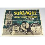 An original film poster 'Stalag 17', starring William Holden, Don Taylor and Otto Preminger,