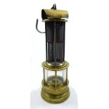 A circa 1860 Henry Watson of Newcastle-on-Tyne open gauze Clanny style miner's safety lamp