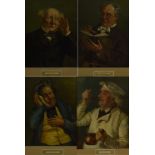 A set of four Pears prints comprising 'Hearing', 'Seeing', 'Feeling' and 'Tasting', all 29 x 21cm,