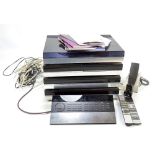 BANG & OLUFSEN; a group of electrical equipment comprising Beogram 6500 turn table, 6500 CD,