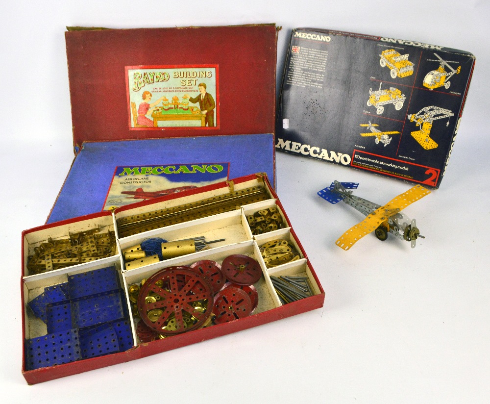 Does anyone know of a contents/parts list for the Meccano Aeroplane Constructor sets No 00 & No 0