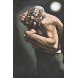 PETER HOWSON OBE (Scottish, born 1958); oil on canvas 'Mandancin', signed, inscribed verso,