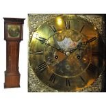 SAMUEL ASHTON OF BREDBURY; a George III oak and mahogany crossbanded eight day longcase clock,