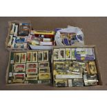 A collection of approximately 220 boxed diecast model cars,