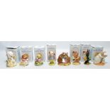 Eight Royal Albert Beatrix Potter including 'Pigling Bland', 'Hunca Munca Spills The Beads',