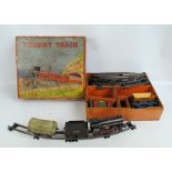 A boxed Hornby clockwork train 'No.1 Special Goods Set' comprising a locomotive No.