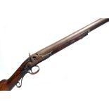 A 19th century percussion cap musket by Beckwich, London fitted with a chequered walnut stock (af).