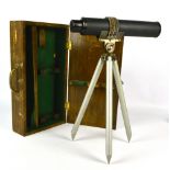 A J H Steward Ltd 'Featherweight Spotter' telescope, length when open 44cm,