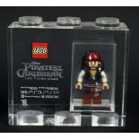 A Lego for TT Games Minifigure acrylic trophy brick,