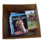 Equestrian interest; a collection of fifty horse care and welfare books (50).