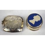 ALBERT SYDENHAM; a George V hallmarked silver vesta case,