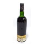 A single bottle of Koppenhagens 1947 vintage port.