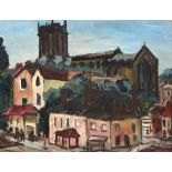 ALEC FLEMING (1903-1978); oil on board, 'Waters Green, Macclesfield, Cheshire',