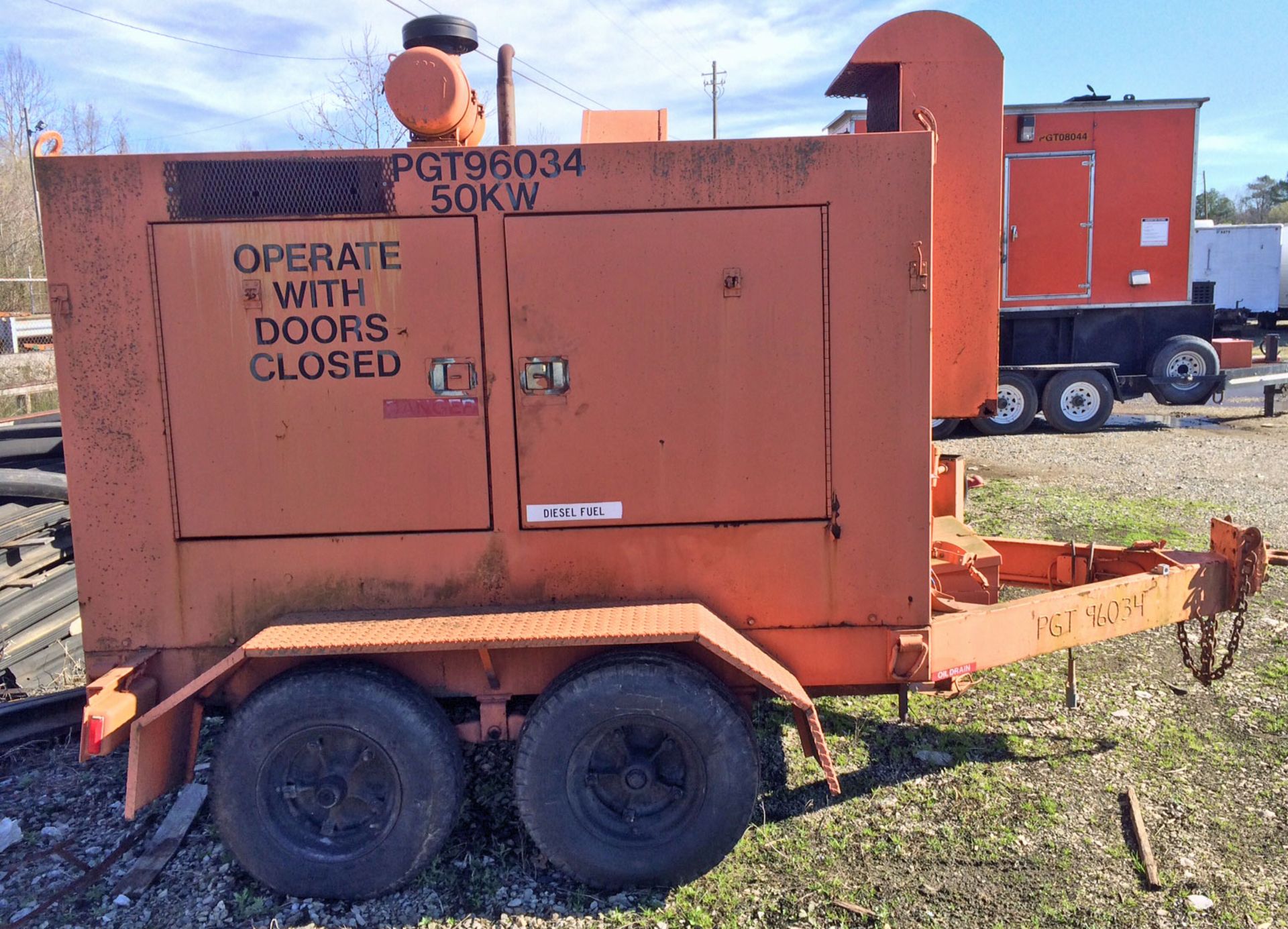 PGT96034 - 1996 Power Generator Trailer 100KW