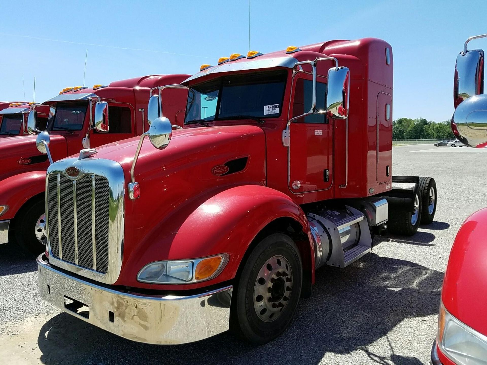 Unit 2420 - 2012 Peterbilt - Red - VIN#1XPHD49X4CD144841 - 415,185 miles