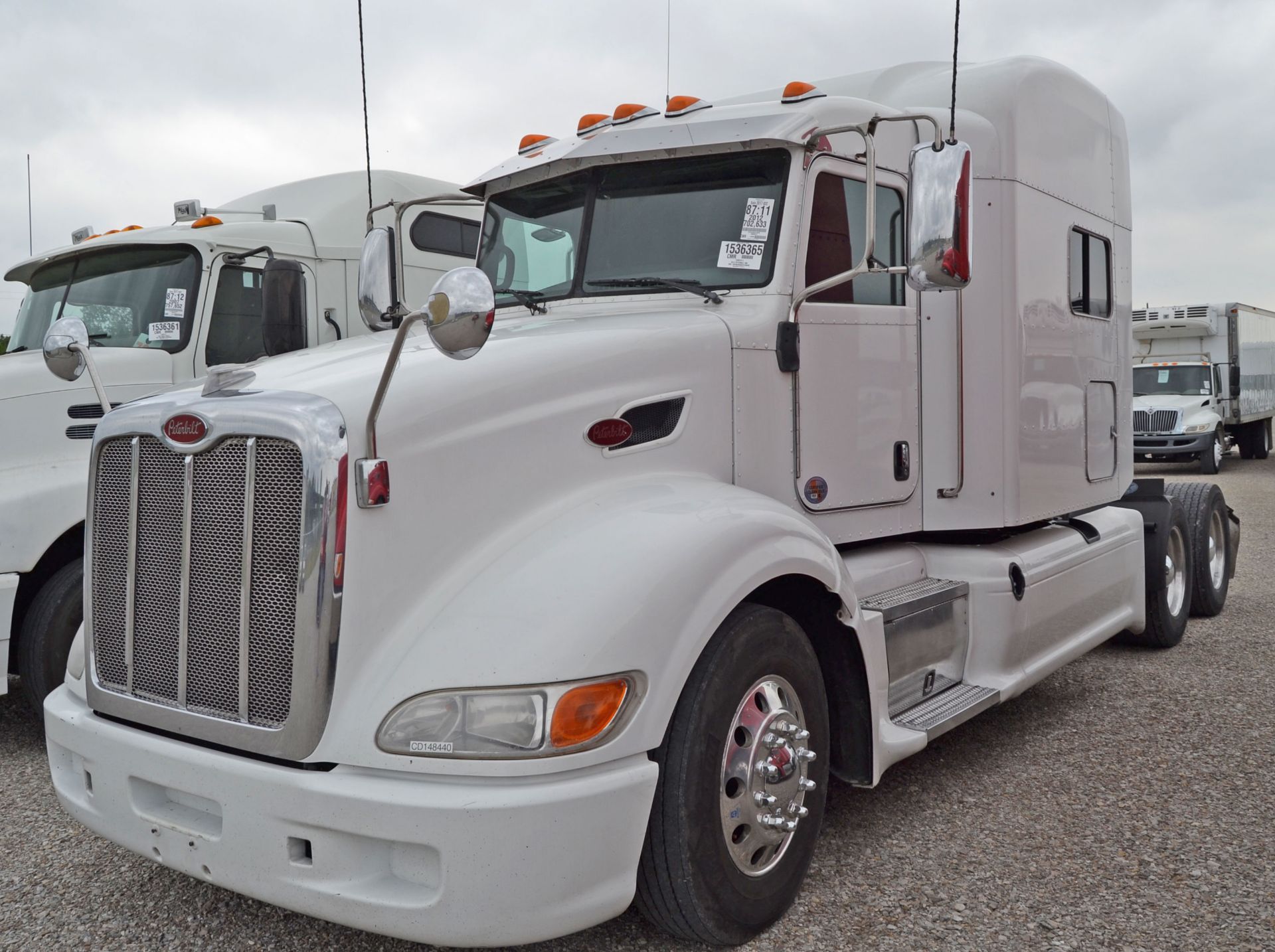 UNIT N/A - 2012 Peterbilt 386 - White - VIN# 1XPHD49X6CD148440 - 702,633 miles