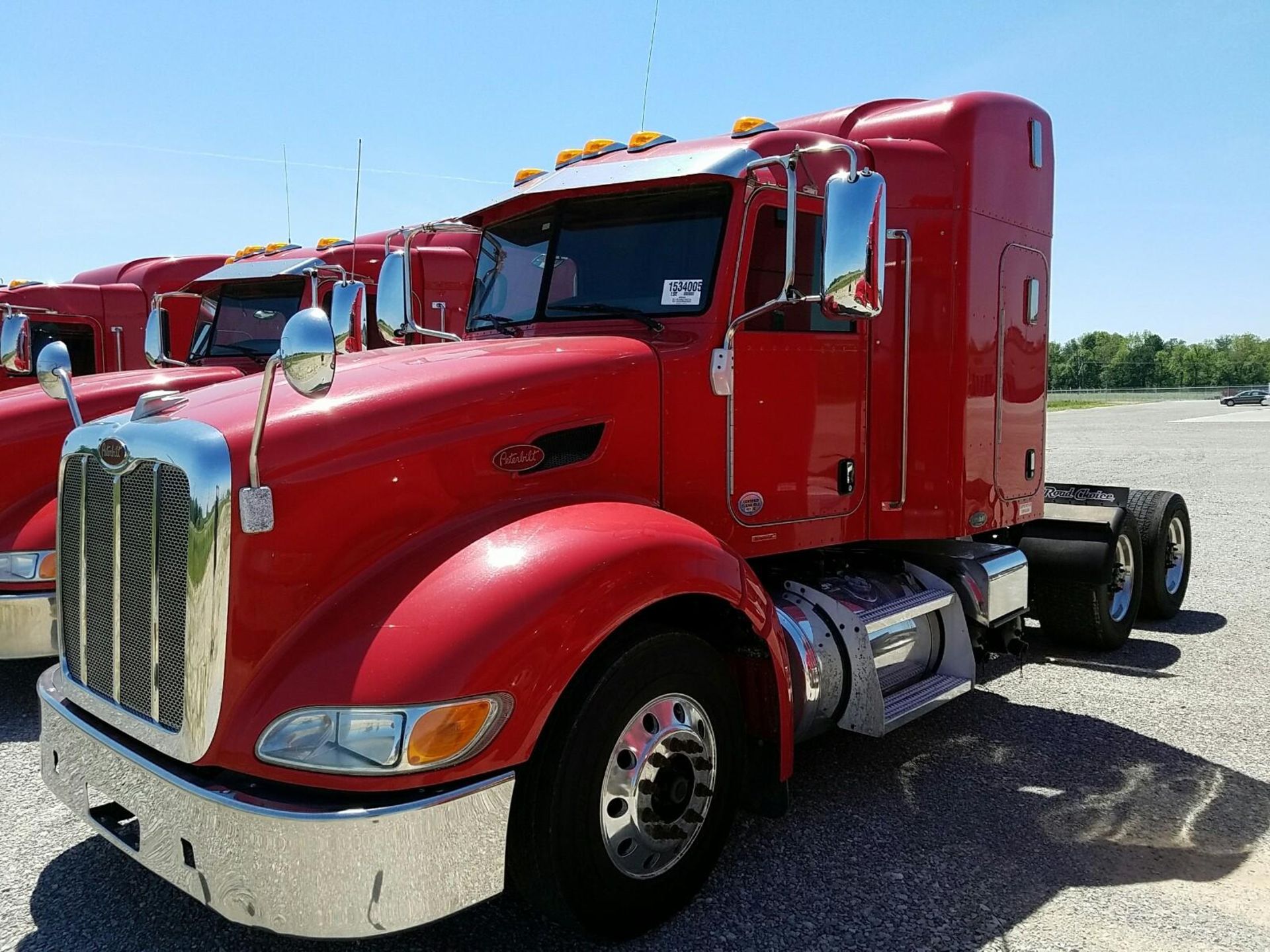 Unit 2416 - 2012 Peterbilt - Red - VIN#1XPHD49X5CD144833 - 382,865 miles