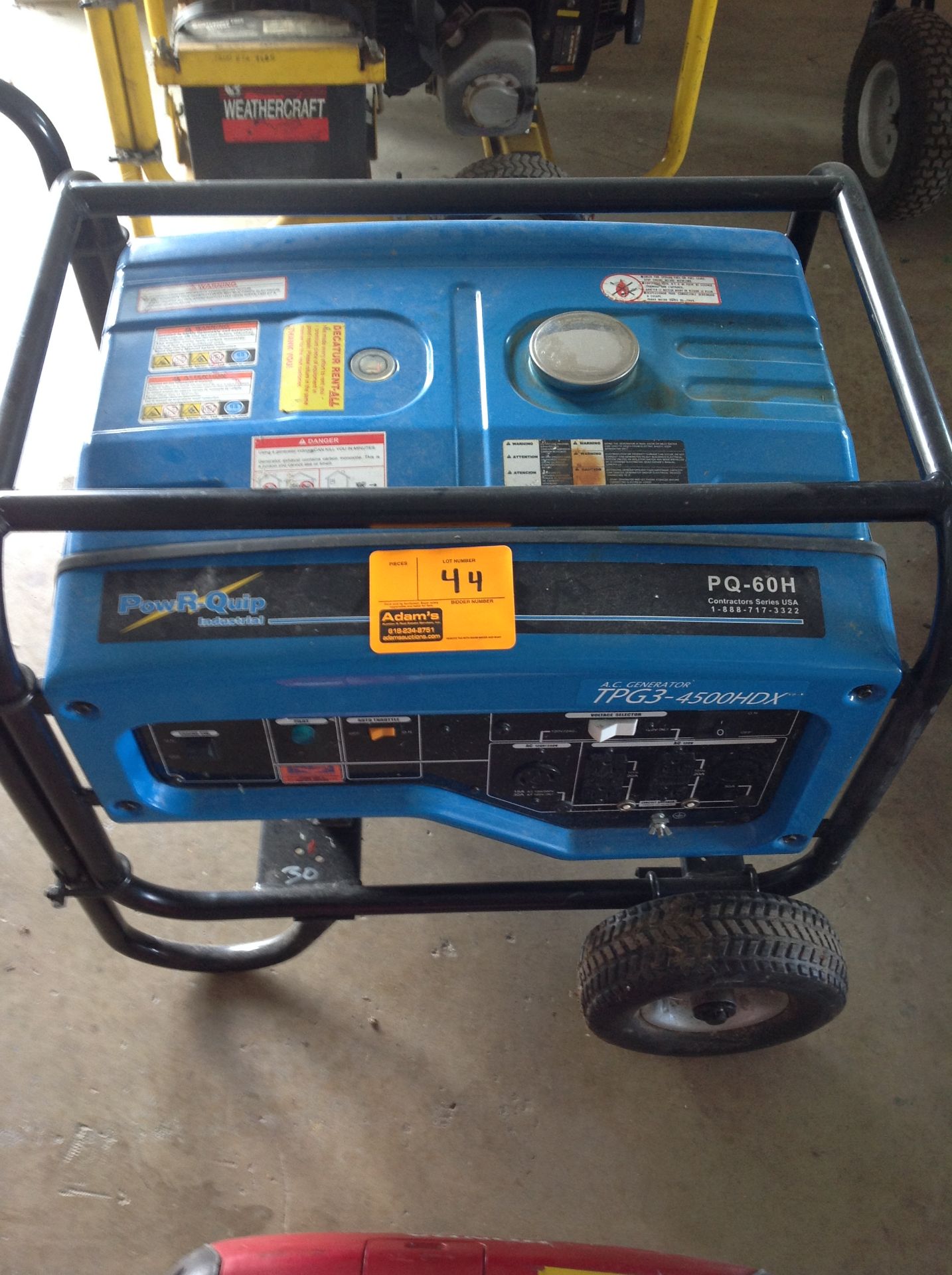 Powr-Quip 4500HDX Generator