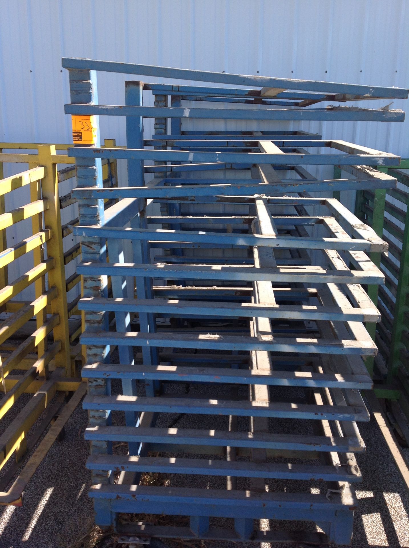 Blue Metal Racking