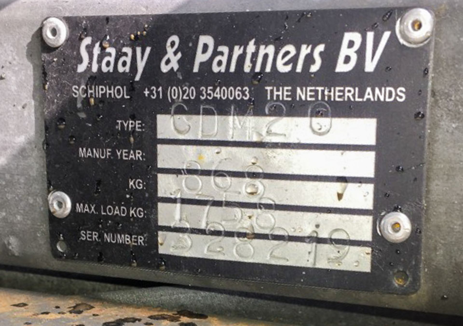 Pair of Staay & Partners (S-P-S BV) CDM 20 ULD Trailers - Image 4 of 5