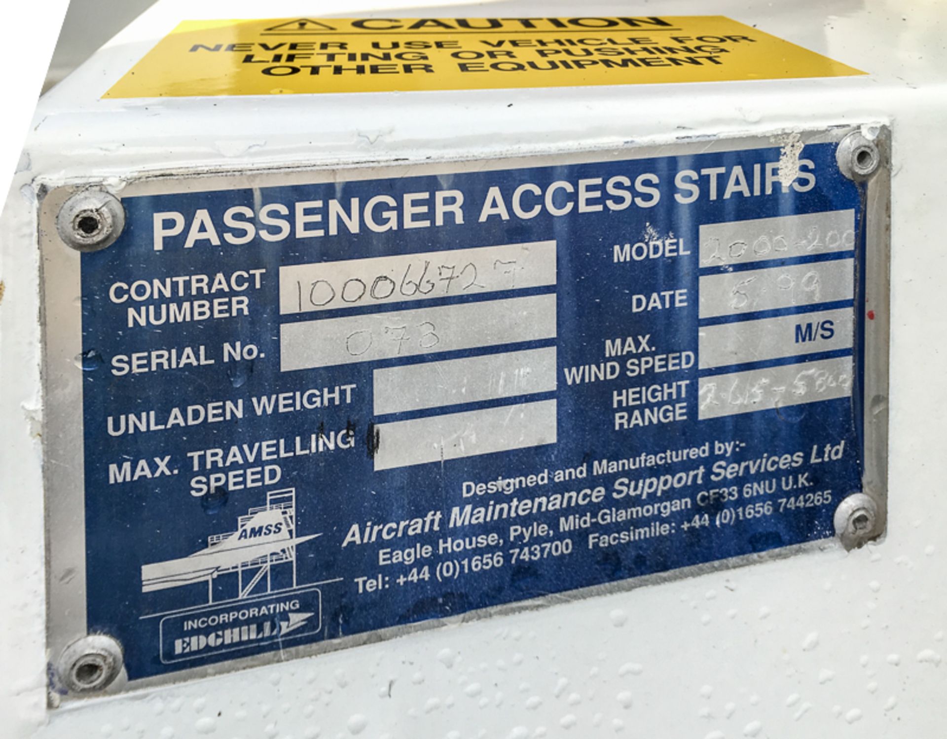 AMSS Skyway TLPH 2000-200 Self Propelled Passenger Steps - Image 18 of 18