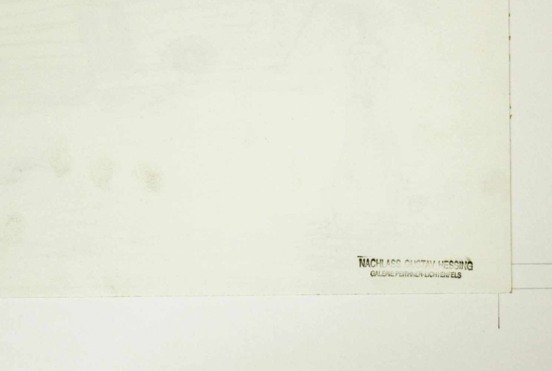 Gustav Hessing 1909-1981 N.Y. 1965 Tusche und Bleistift handsigniert, betitelt und datiert, Verso - Bild 4 aus 4