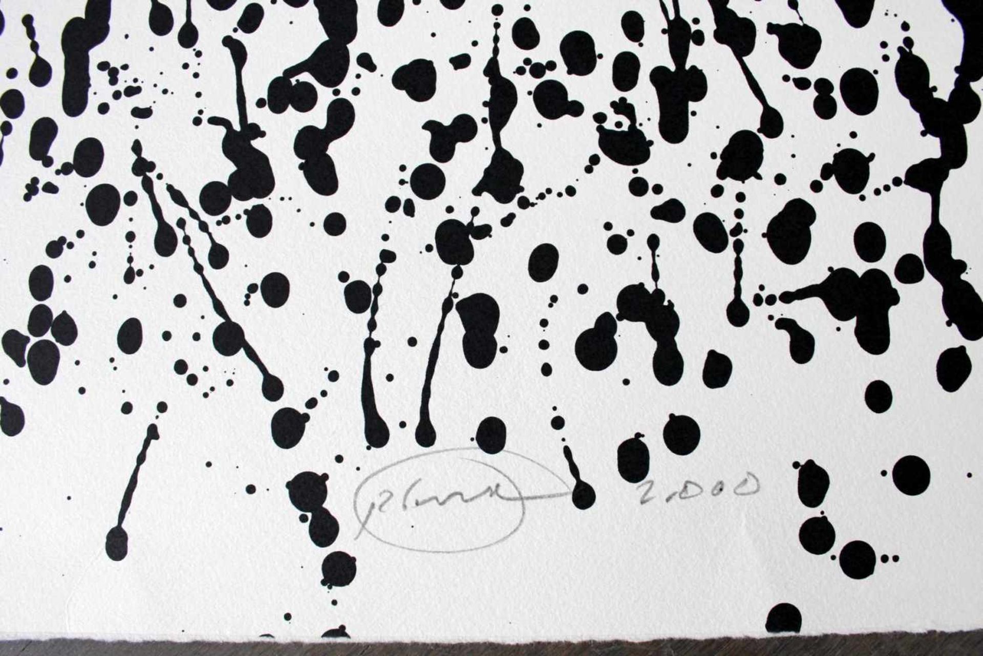 Otto Piene 1928-2014 o.T. 2000 Serigraphie handsigniert und nummeriert 52/100 83,5 x 59 cm - Bild 2 aus 3