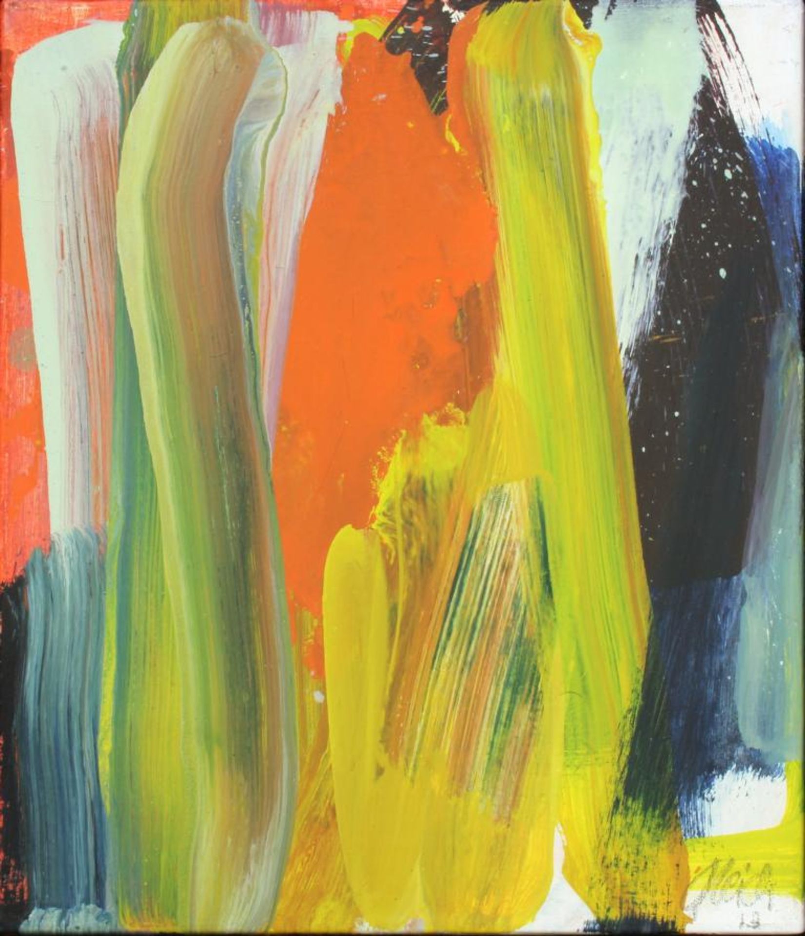 Gleich Joanna geb. 1959 Ohne Titel 2013 Öl auf Leinwand handsigniert und datiert vorne 43 x 37 cm